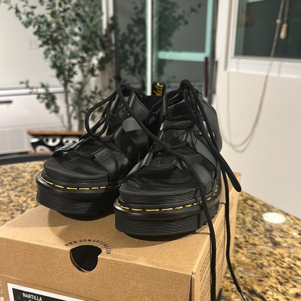 Dr. Martens Nartilla Leather Gladiators Sandals